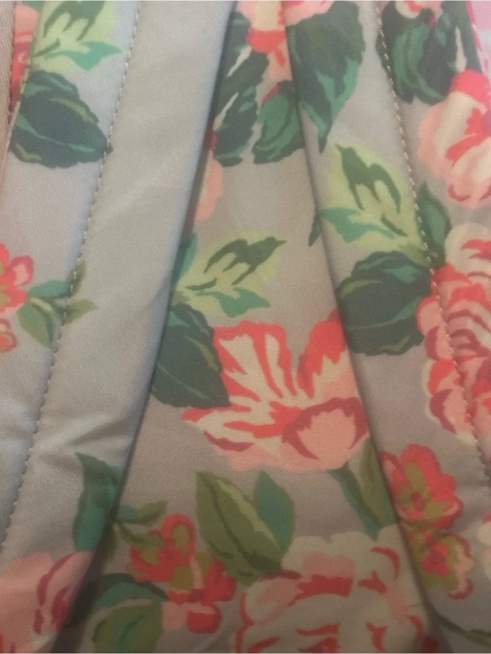 Matilda Jane Pink and Green Floral Canvas Tote Back Pack